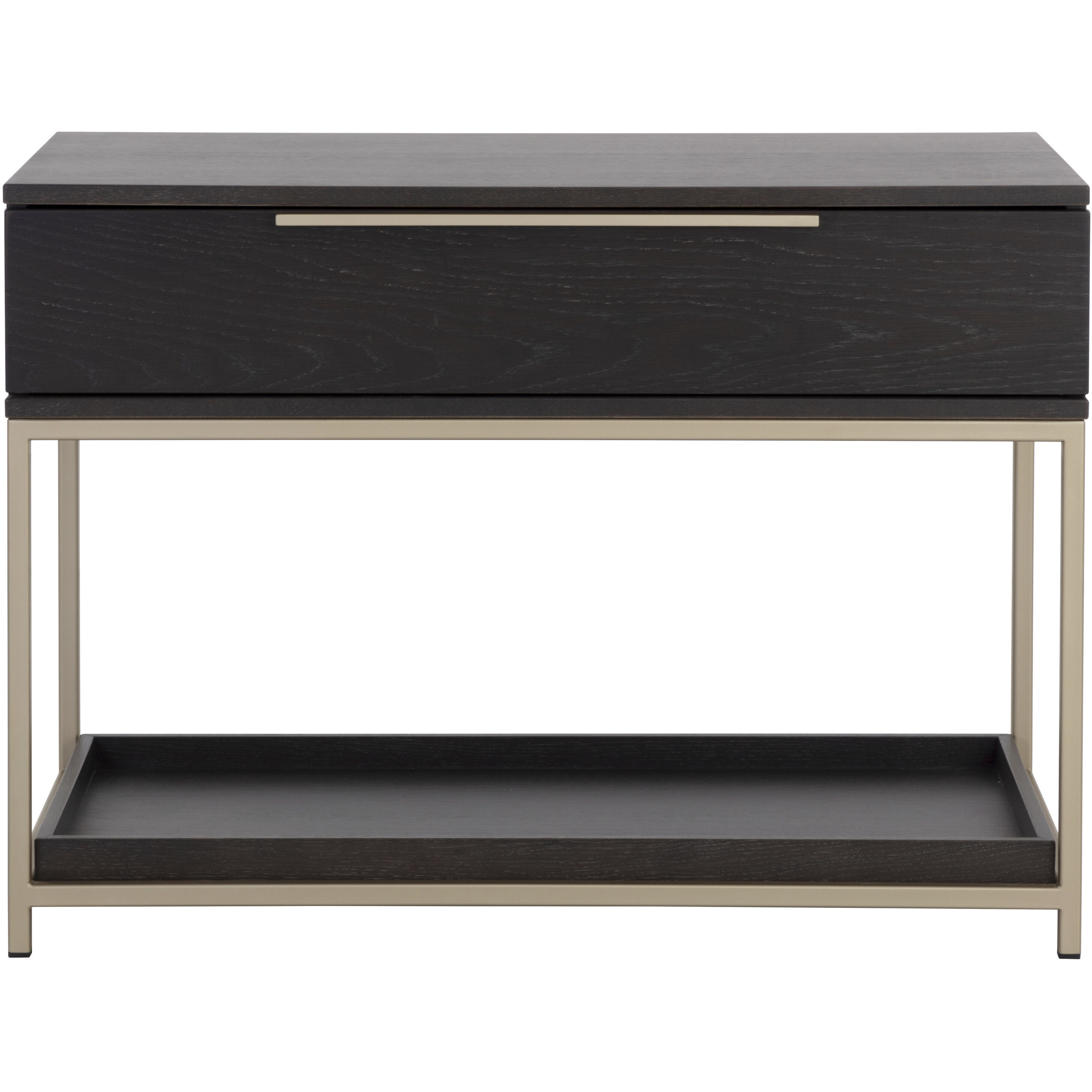 Rebel 38 X 27.25 inch Gold / Charcoal Grey Night Stand, Large